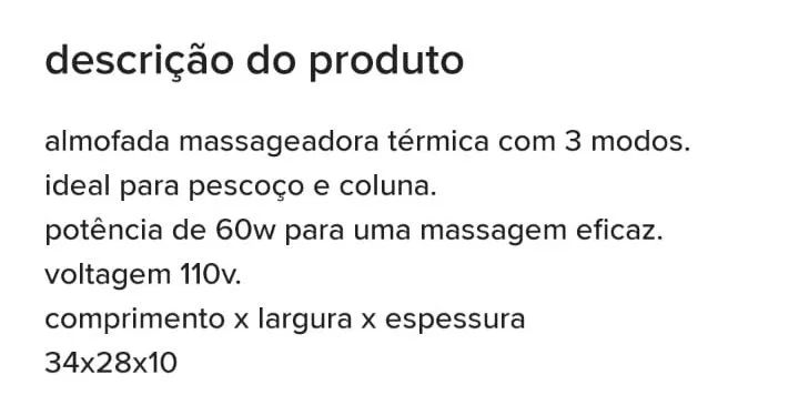 Aparelho de massagem térmica Relax Midori - Foto 4