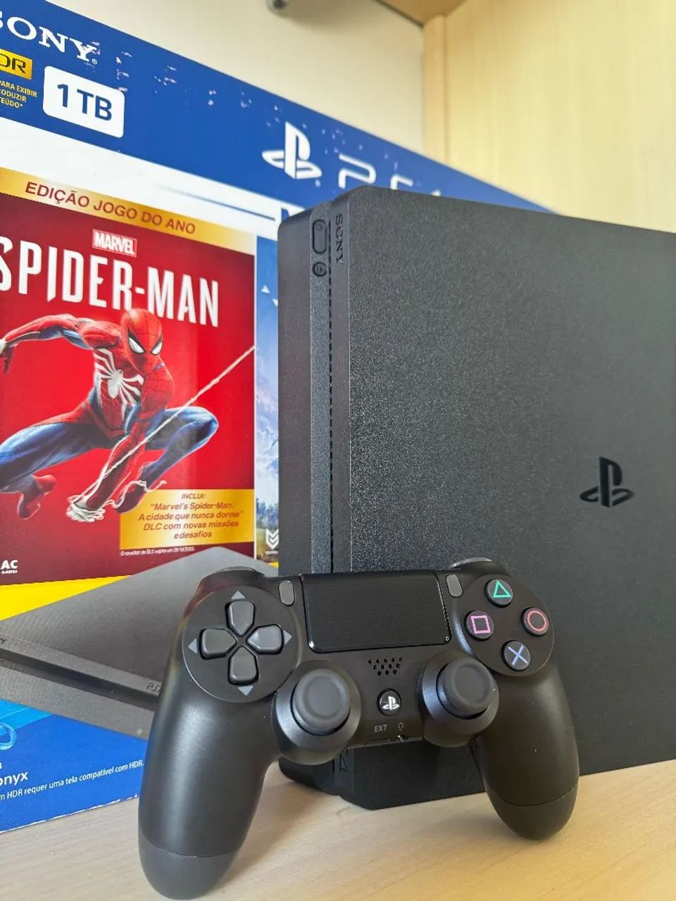 PS4 Slim 1TB 10.01 na caixa  - Foto 4