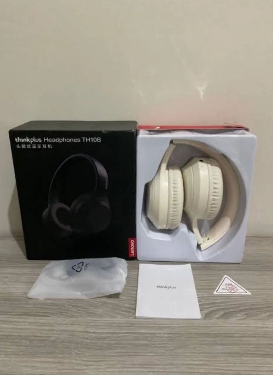 Lenovo Thinkplus TH10 Over Ear PRETO E BRANCO VINTAGE  - Foto 4