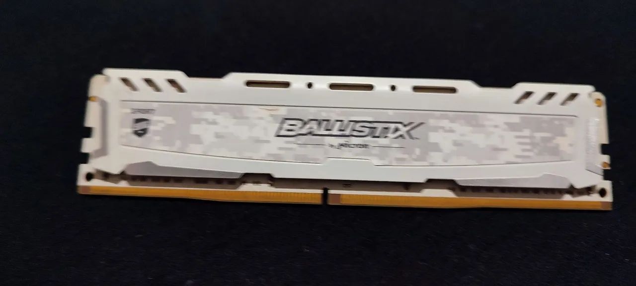 Memória RAM Ballistix Sport 16GB 2666MHz Cor Branca  - Foto 4