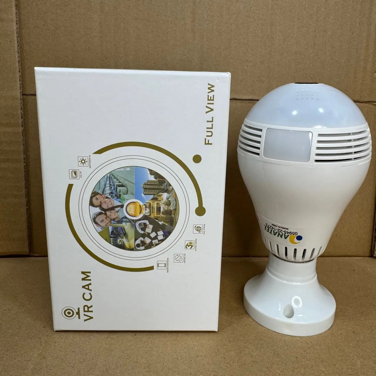 Câmera Espia Wi-Fi Disfarçada de Lâmpada - Foto 2