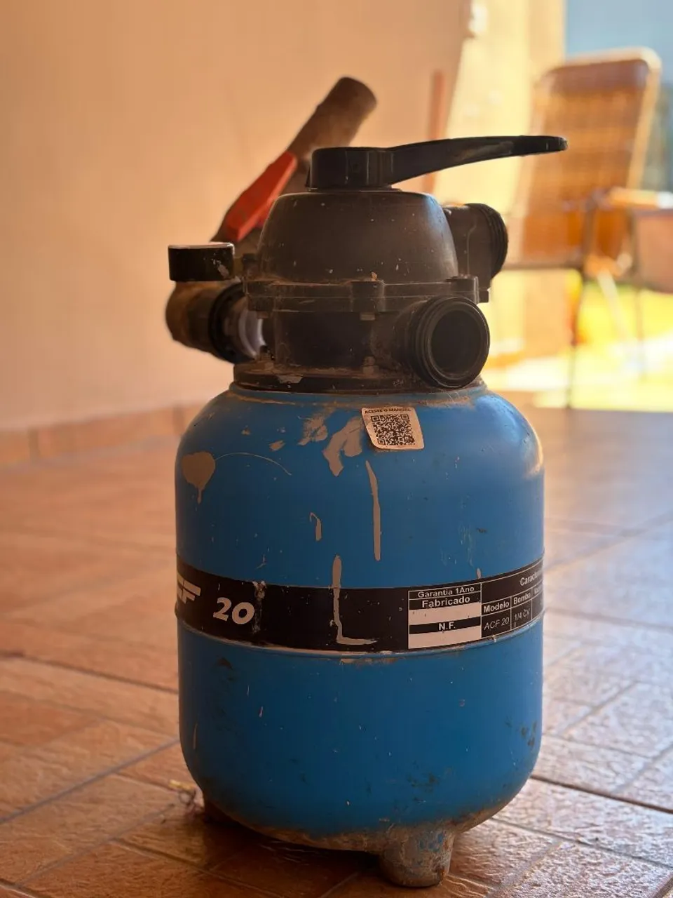 Filtro de areia para piscina 20 com motor e aquecedor com motor