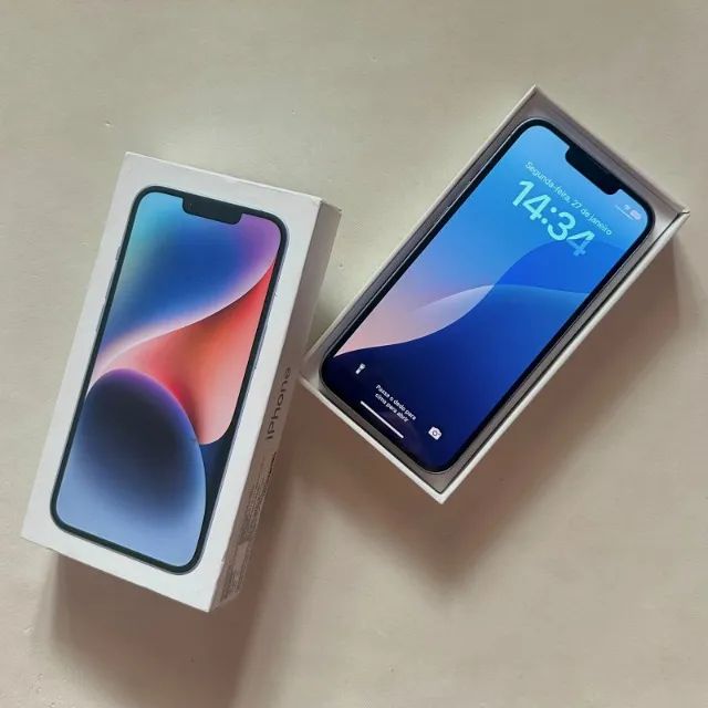 iPhone 14 128GB (Azul) - Celulares e Smartphones - Funcionários
