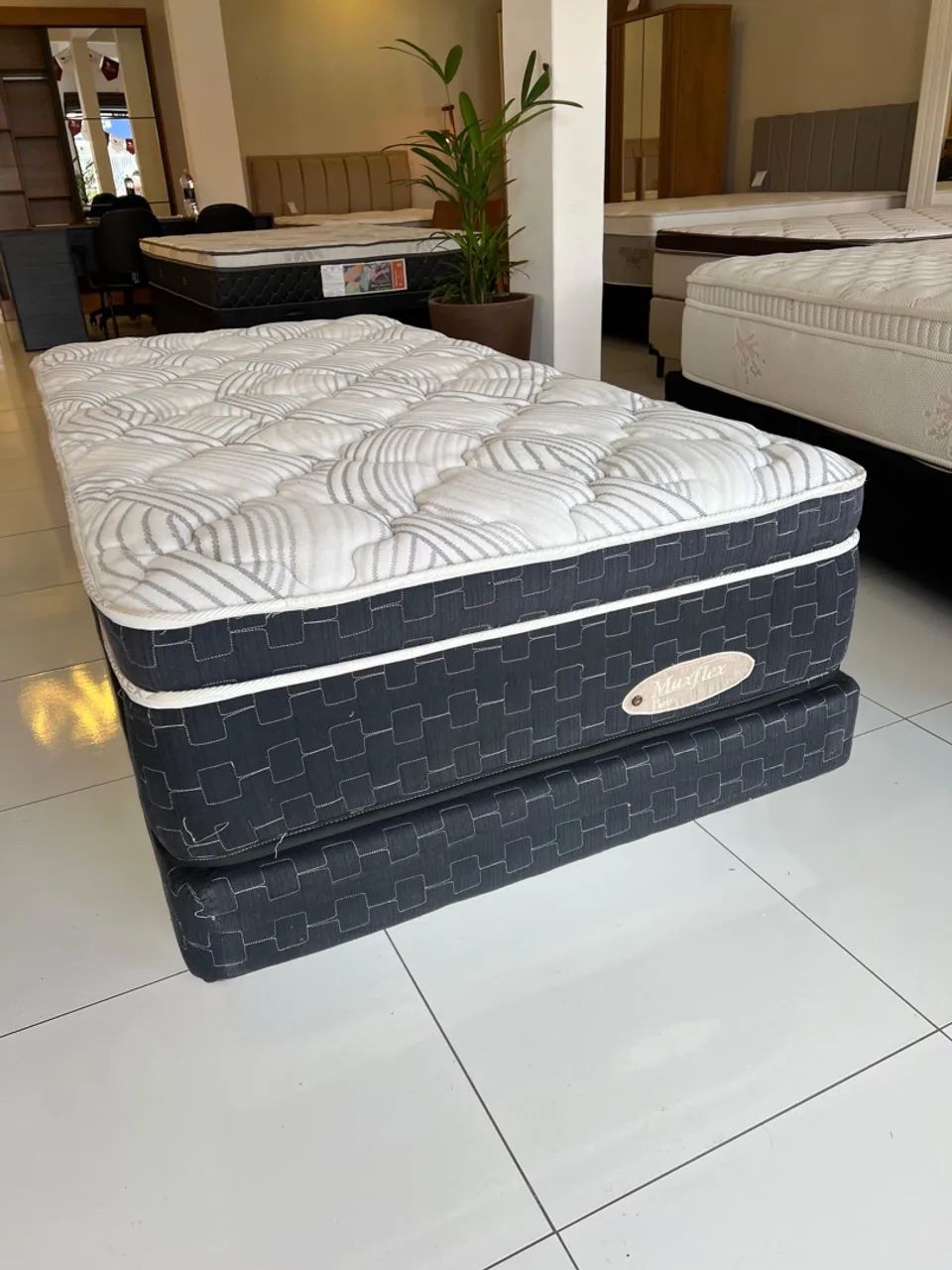 Cama de solteiro Maxflex Seminovo - ENTREGAMOS  - Foto 4