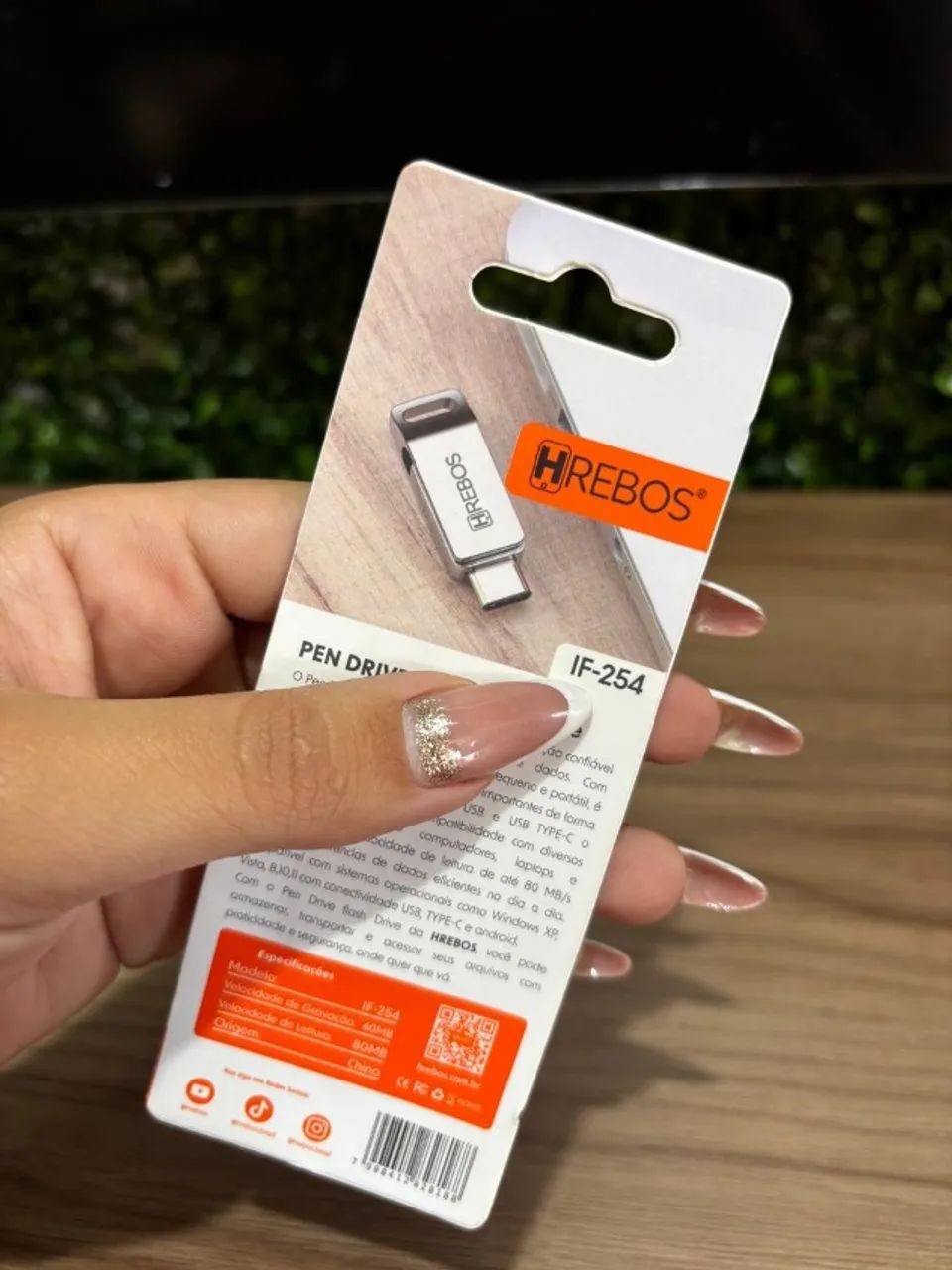 Pendrive USB/TIPO C 32g HREBOS - 3.0 - Foto 2