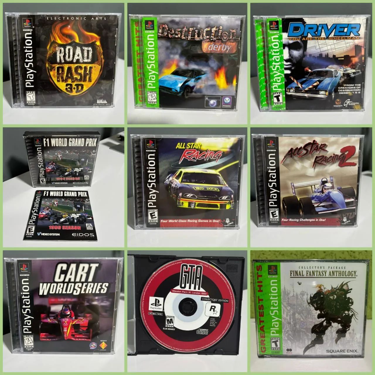 Jogos originais  de PS1 - Diversos Títulos (preços na discrição)