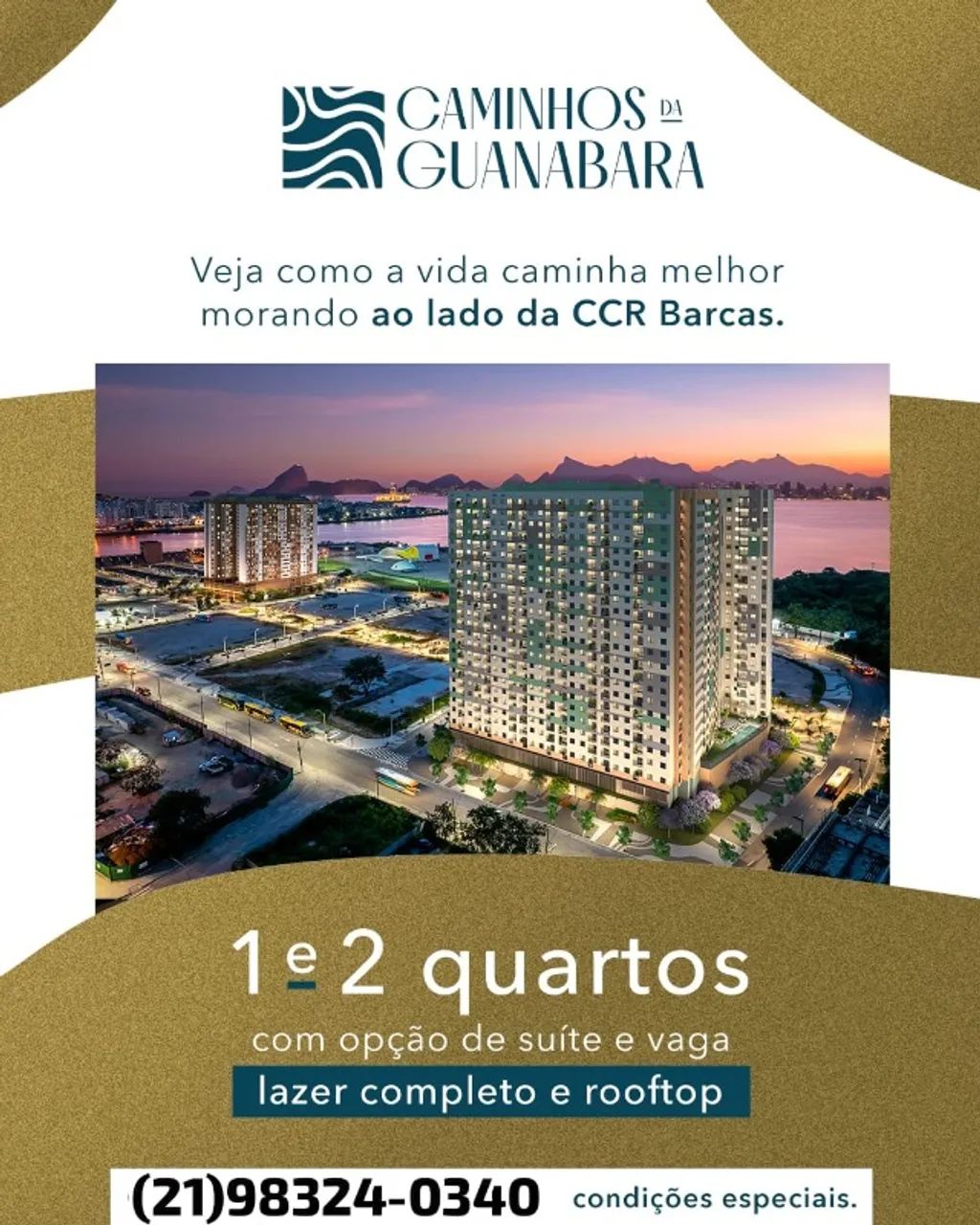 Apartamentos no Centro de Niterói, 2 quartos, Varanda,  Suíte e lazer completo - Foto 3
