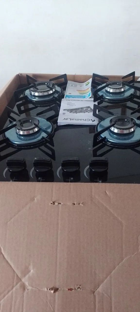 Fogão Cooktop Chamalar 4 Bocas Novo sem uso - Foto 3