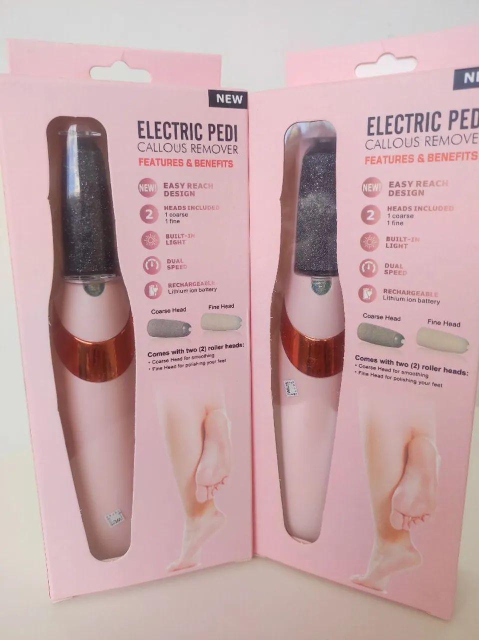 Removedor de calos elétrico - Novo