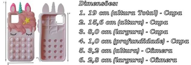Capa Popit Unicórnio para iPhone 11 - Foto 4
