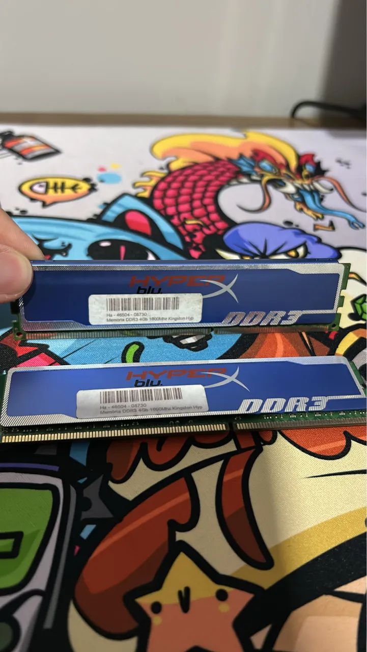 Kingston DDR3 RAM Memory 4GB 1600MHz64739357870978121