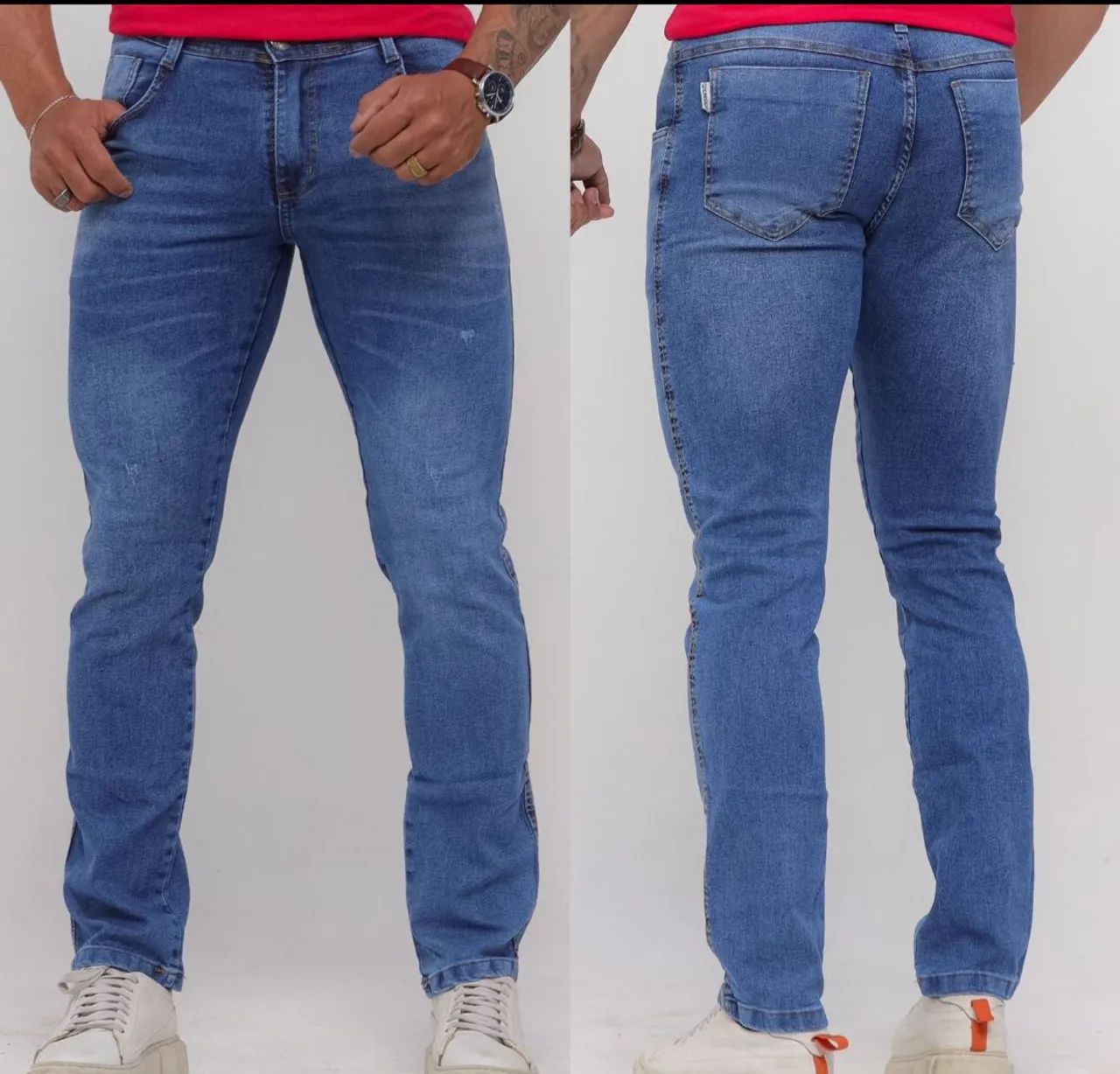 Calça Jeans Masculina Tradicional  - Foto 5