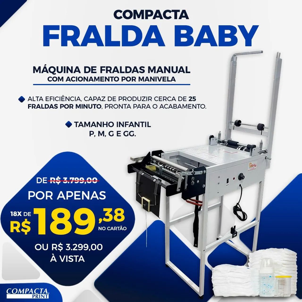 Máquina de Fabricação de fralda descartável  - Foto 2