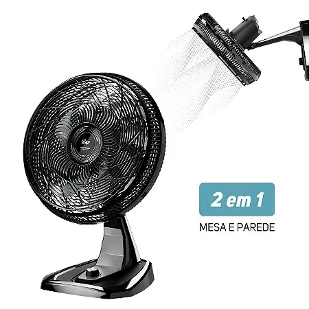 Ventilador de Mesa e Parede 2 em 1