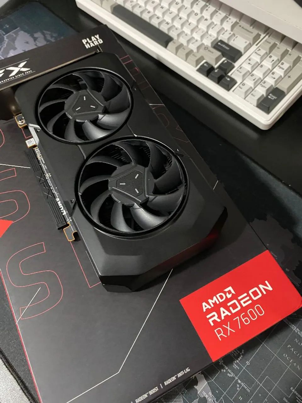 XFX AMD Radeon RX 7600 Founders Edition 8GB GDDR6 Placas de