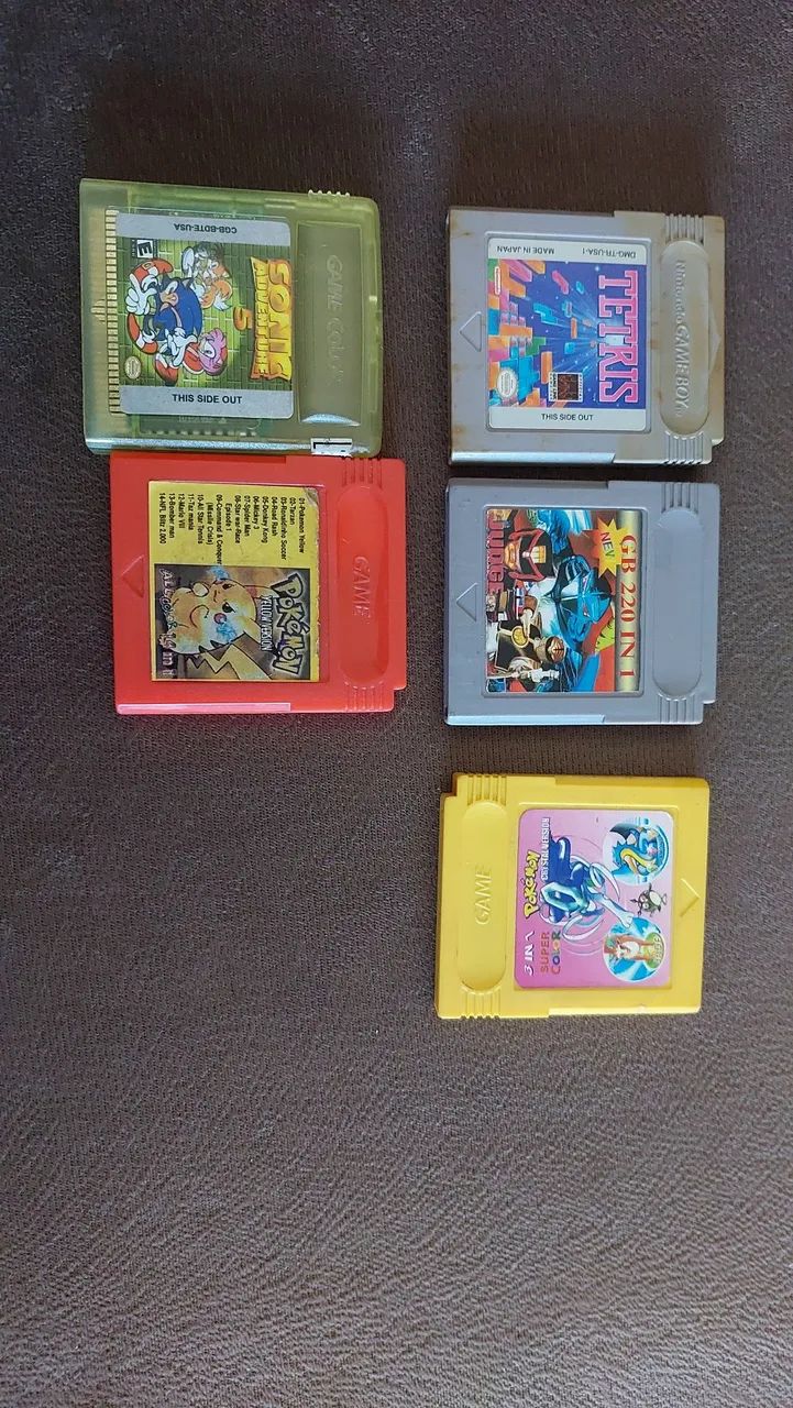 Lote de Jogos Game Boy - Vários Títulos SÓ VENDA NÃO TROCO POR NADA 
