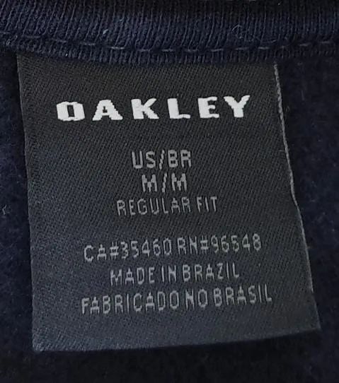 Blusão de Moletom com Capuz Oakley Dual Pullover - Masculino - Tamanho M - Azul Escuro - Foto 3
