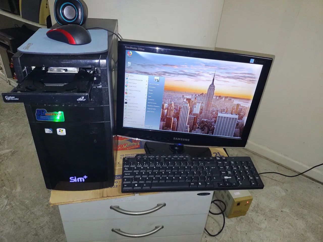 Monitores computador, Lcd, perfeito estado, completo. E outros. - Foto 5