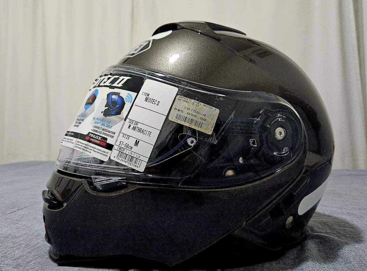 Capacete Shoei Neotec 2 Anthracite tamanho 58 (M) - Foto 2