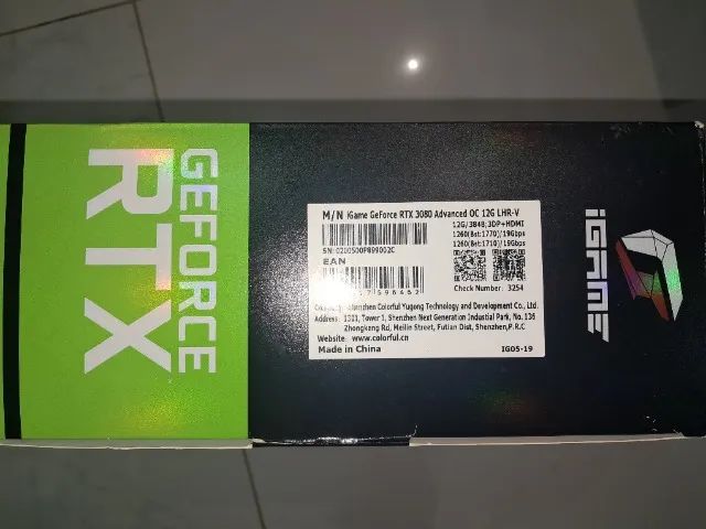 Placa de Vídeo Colorful NVIDIA GeForce RTX 3080 Igame, 12GB GDDR6X, LHR, Advanced OC-V, - Foto 3