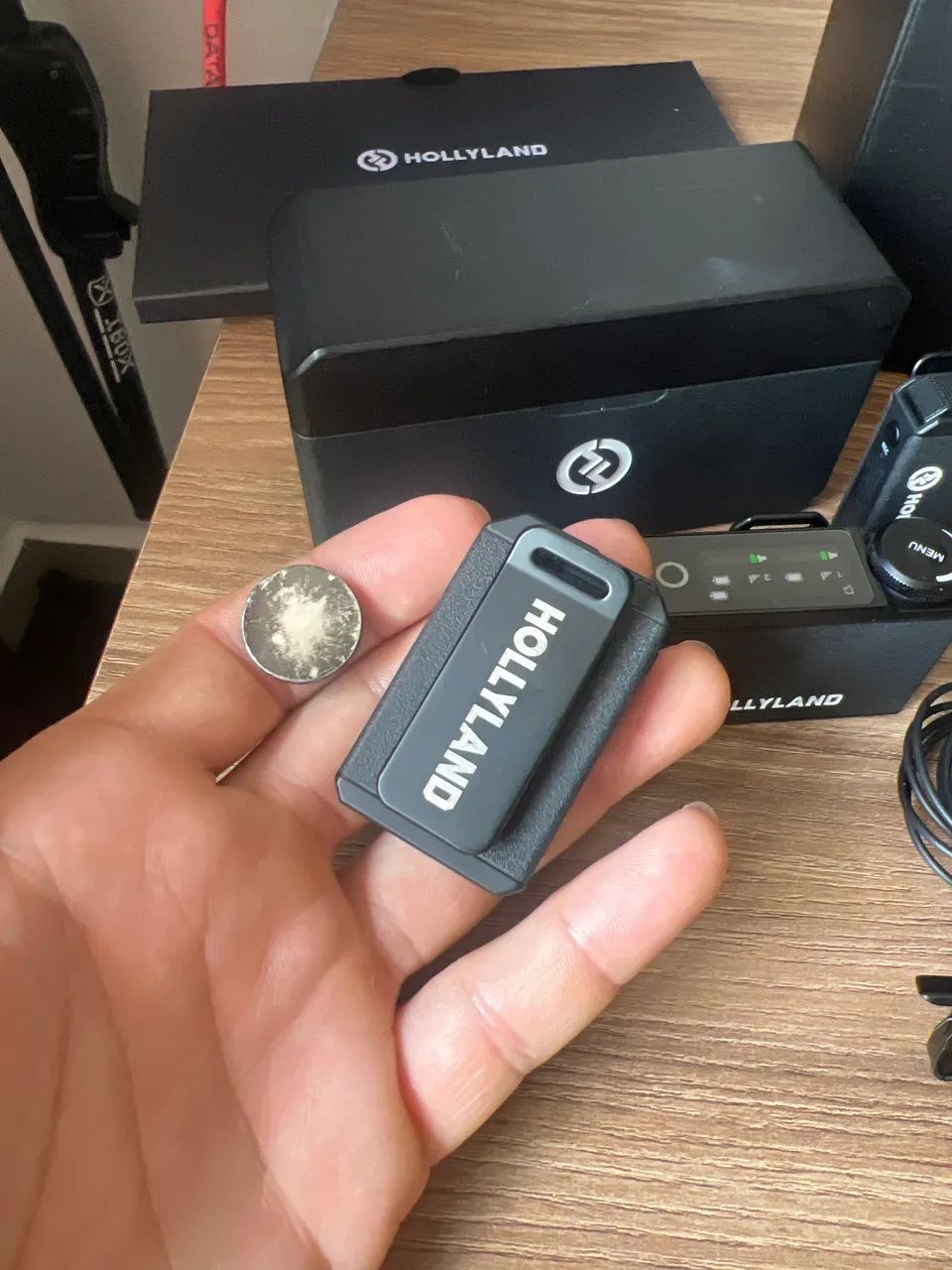 Microfone Lapela Lark Max duo ( completo ) - Foto 3