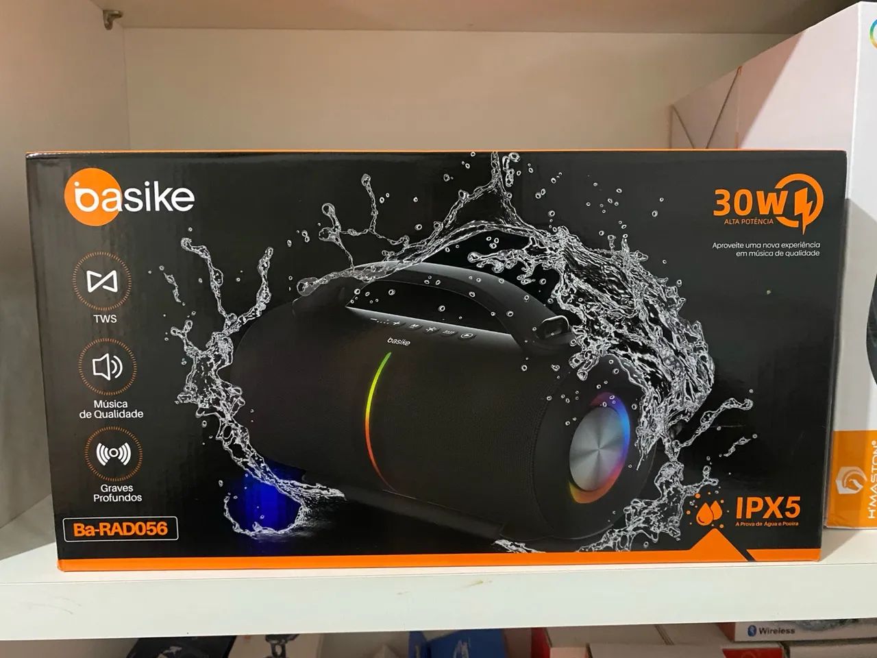 Caixa de Som BOMBOX BASIKE  - Foto 4