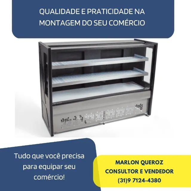 Balcão Refrigerado 1,75M 2 Placas Polar 127-220v