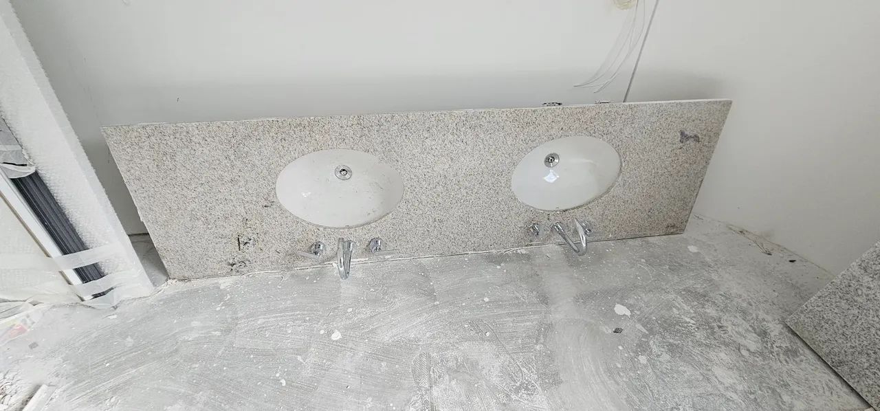 Pia dupla ja com torneiras de granito  - Foto 2