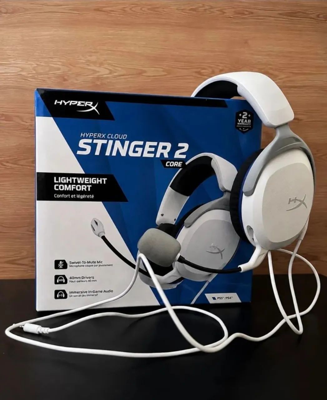 HEADSET HYPERX CLOUD STINGER 2 CORE - PS5 e PS4 - Foto 2