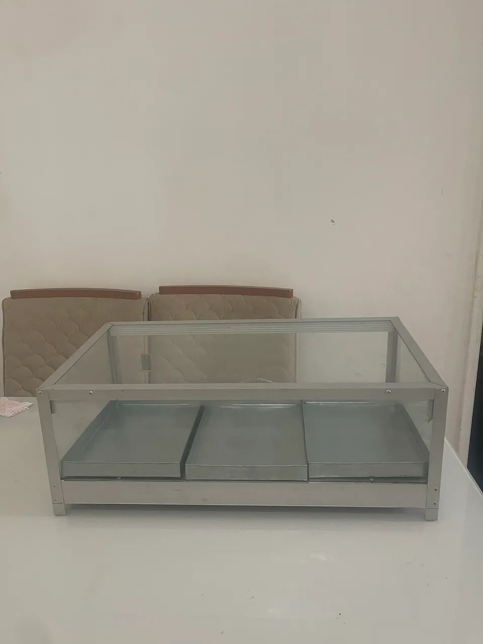 Estufa de salgados aquecido