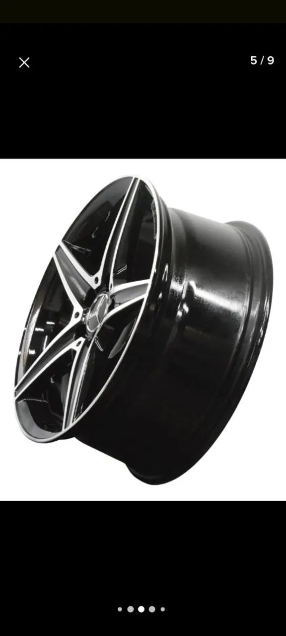 VENDA RODA ARO 20 5 FUROS 5X112 MERCEDES AMG  - Foto 5
