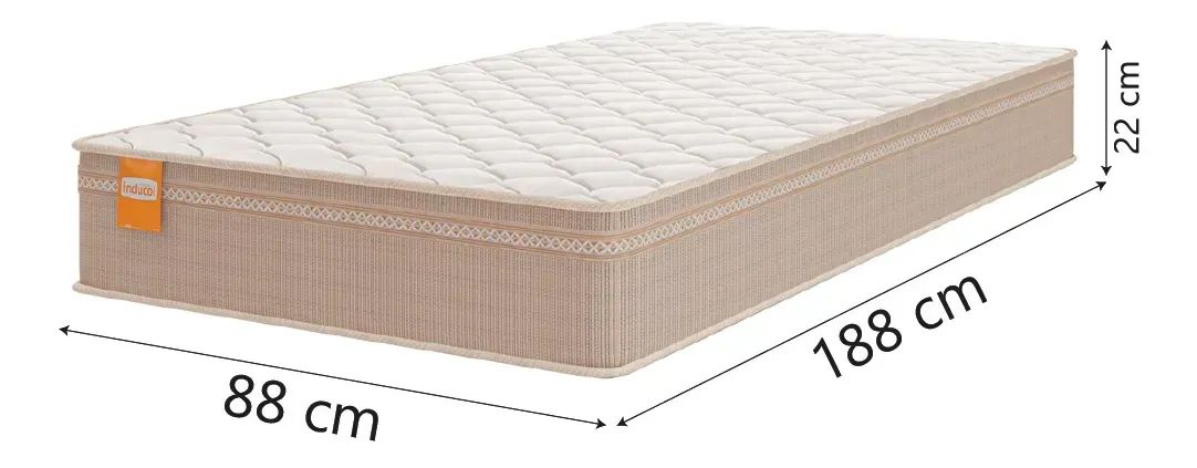Cama Solteiro Completa Box + Colchão e Baú Novo - Foto 2