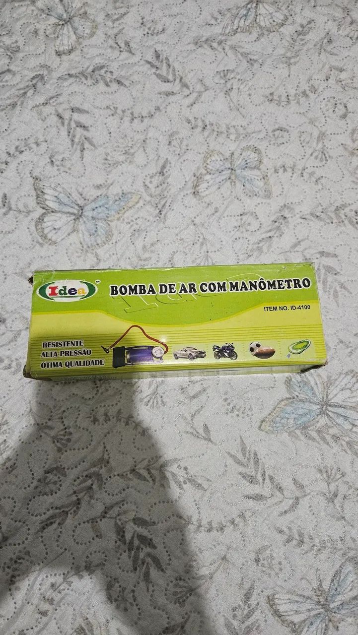 bomba de ar com manômetro