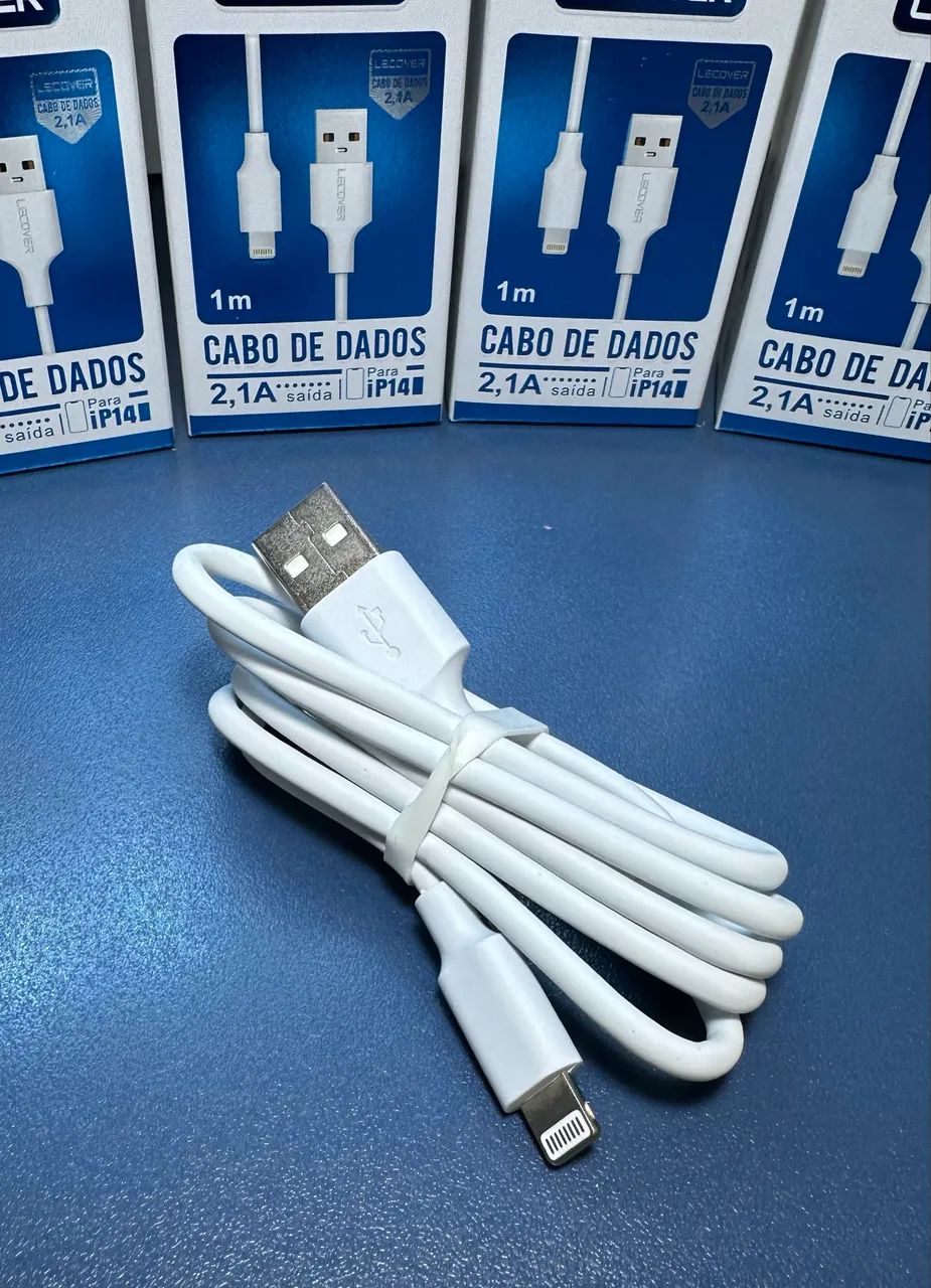 Kit 10 Cabos IPhone NOVOS  - Foto 2