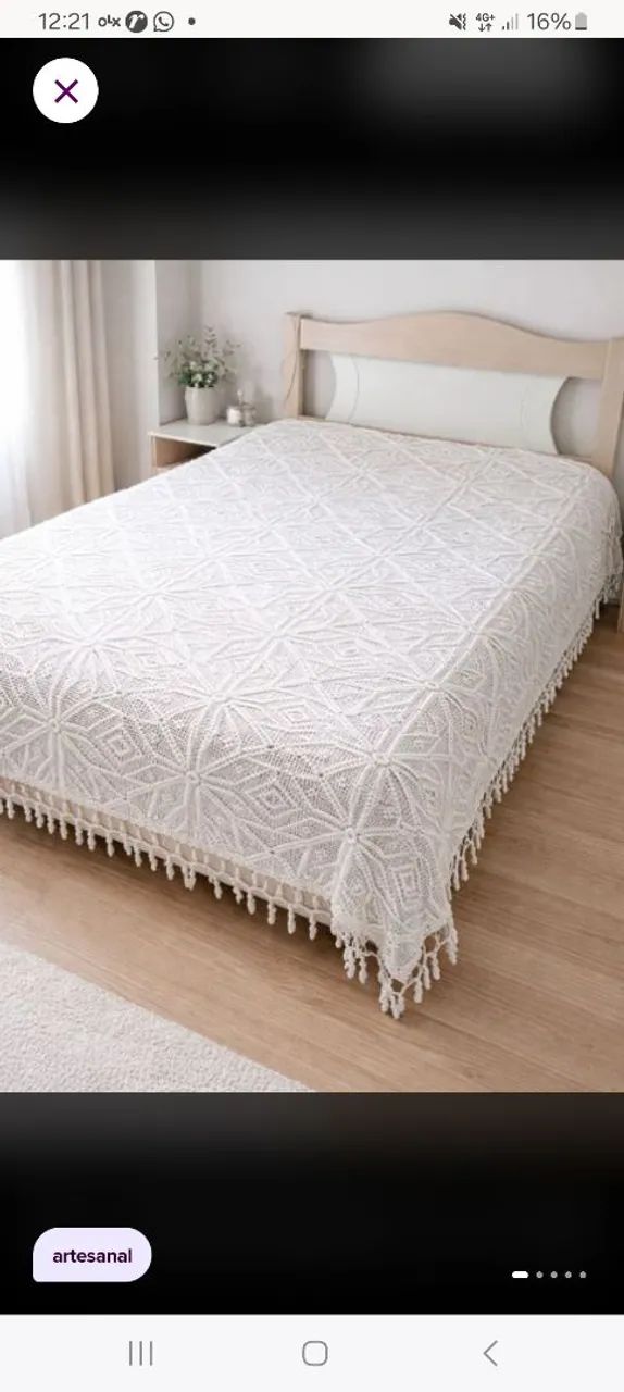 Colcha de crochet 