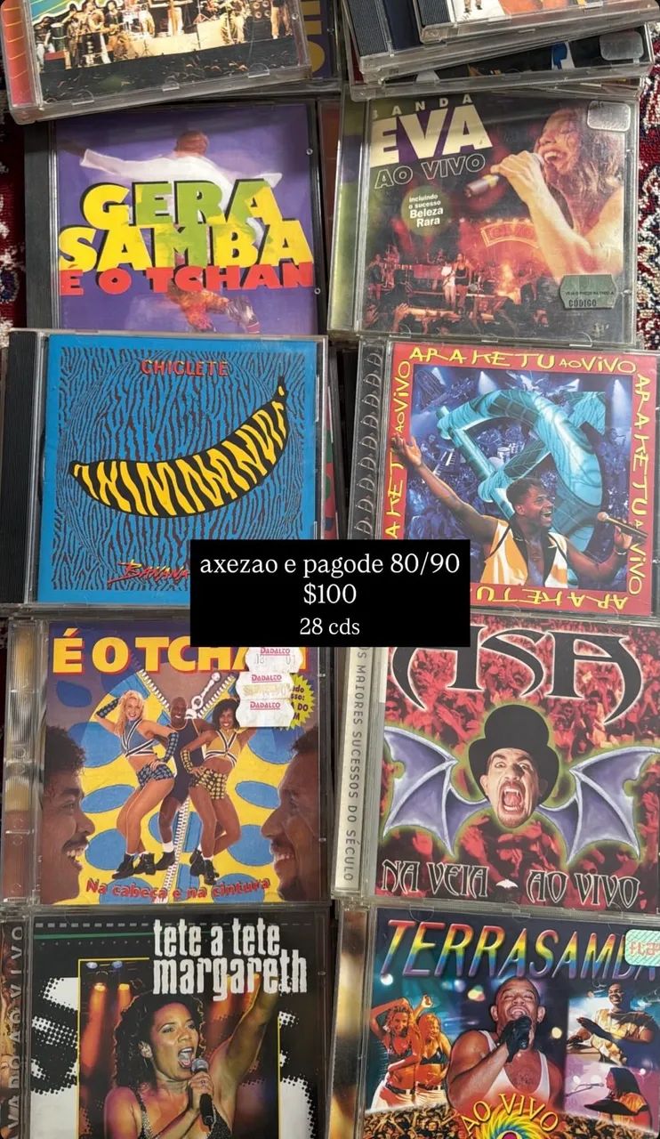 CDS axé (28 cds)