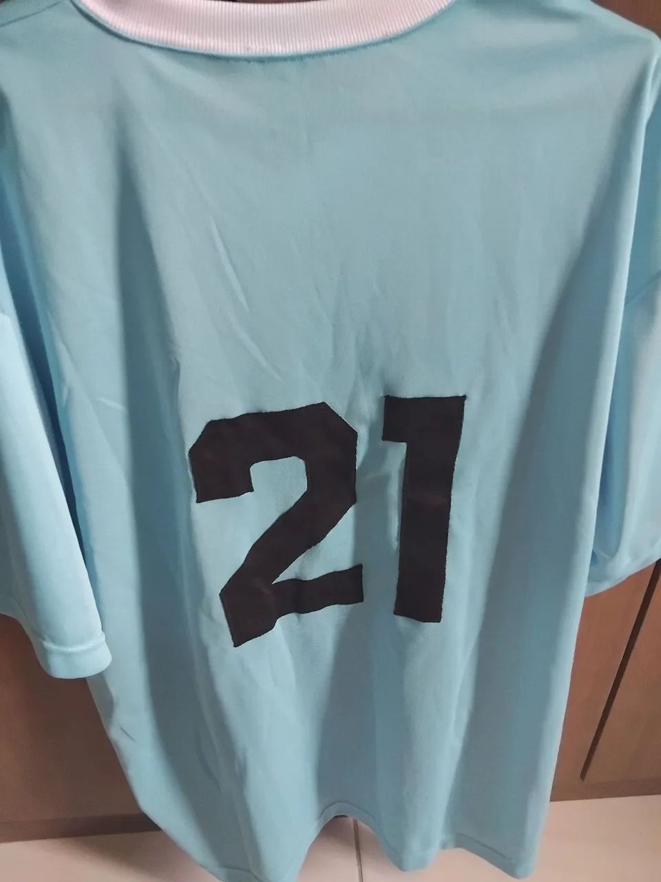 Camisa Grêmio Celeste Modelo Antigo  - Foto 5