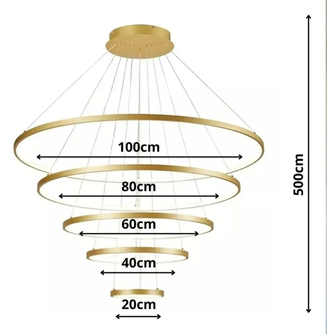 Lustre led 5 arcos - Foto 3
