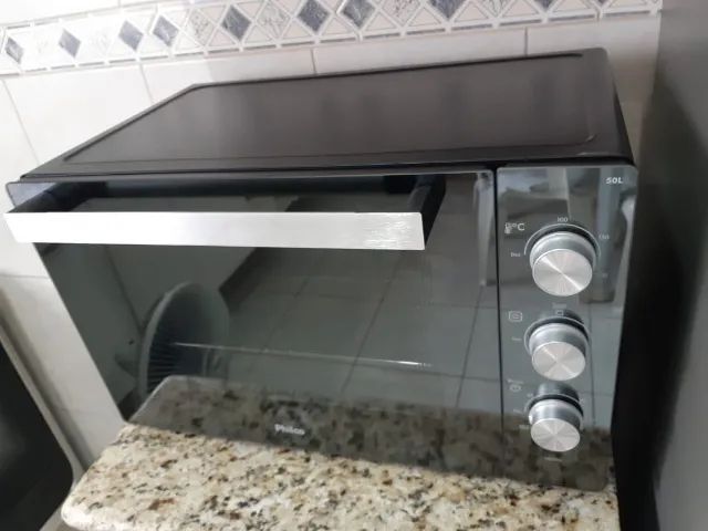 FORNO ELÉTRICO PHILCO 50L - MODERNO, PRÁTICO, EFICIENTE, DESIGN ELEGANTE E BONITO - Foto 2