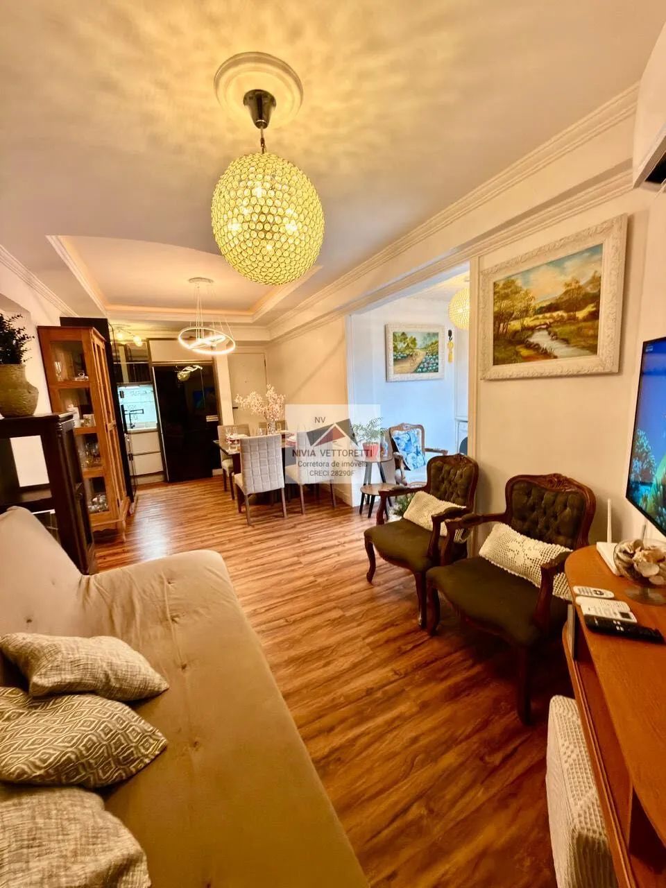 Apartamento mobiliado 2 dormitórios vista mar! - Foto 5