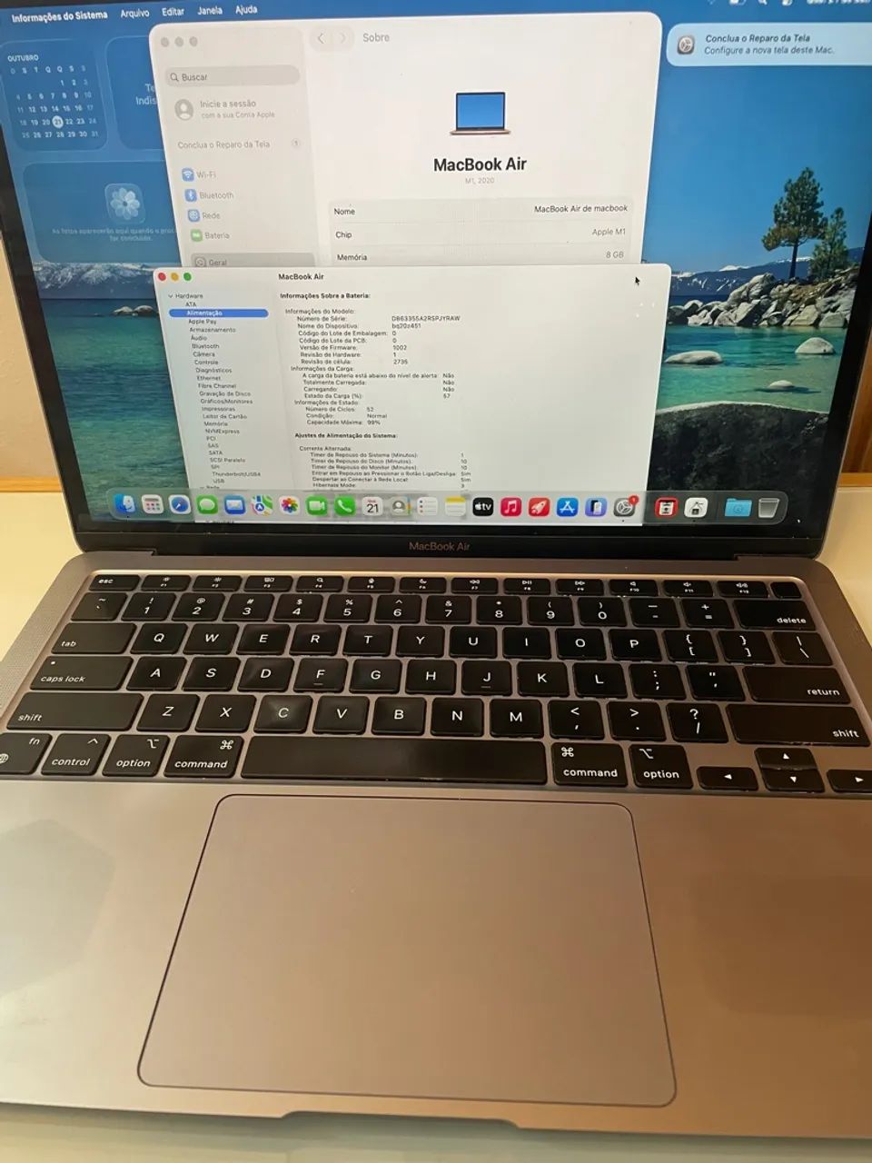 MacBook Air M1 (60 ciclos)