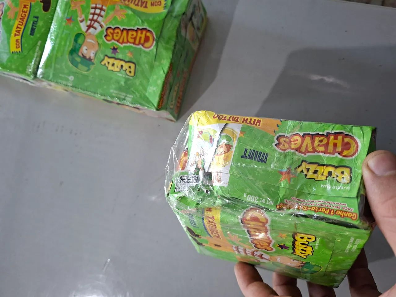 Chiclete Buzzy Chaves sabor Hortelã/Menta  - Foto 4