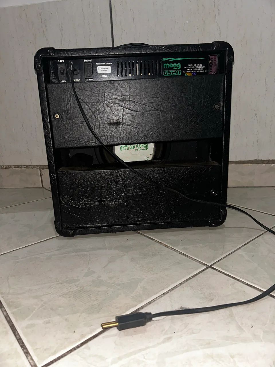 Cubo amplificador + cabo p10 - Foto 3