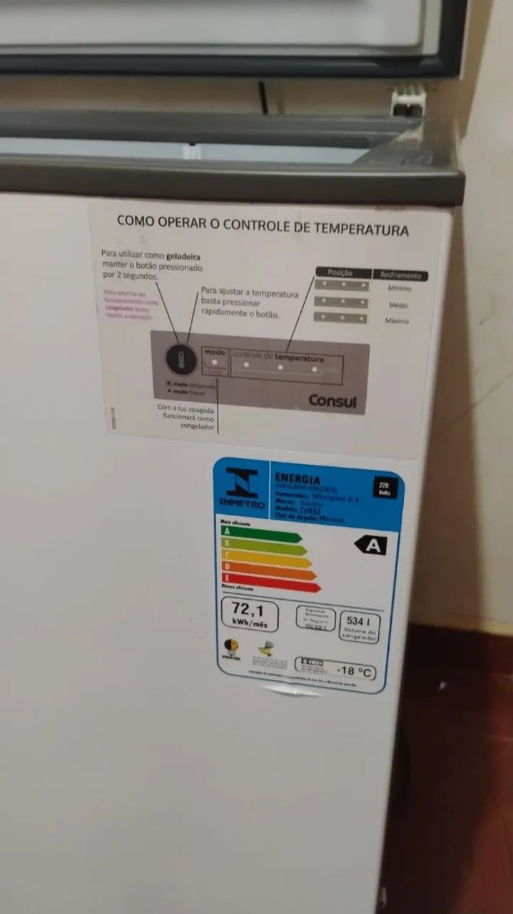 Freezer vertical Consul 534litros - Foto 3