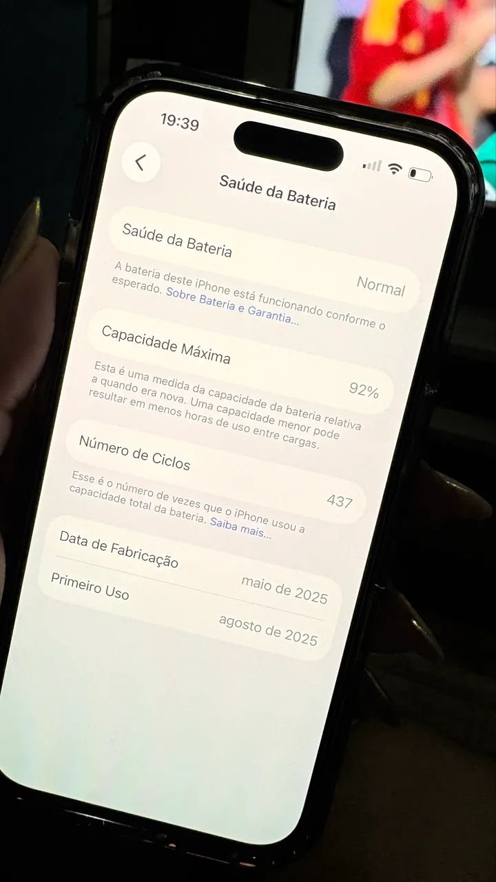 Vende-se IPhone 16 - 128gb Preto - Foto 5