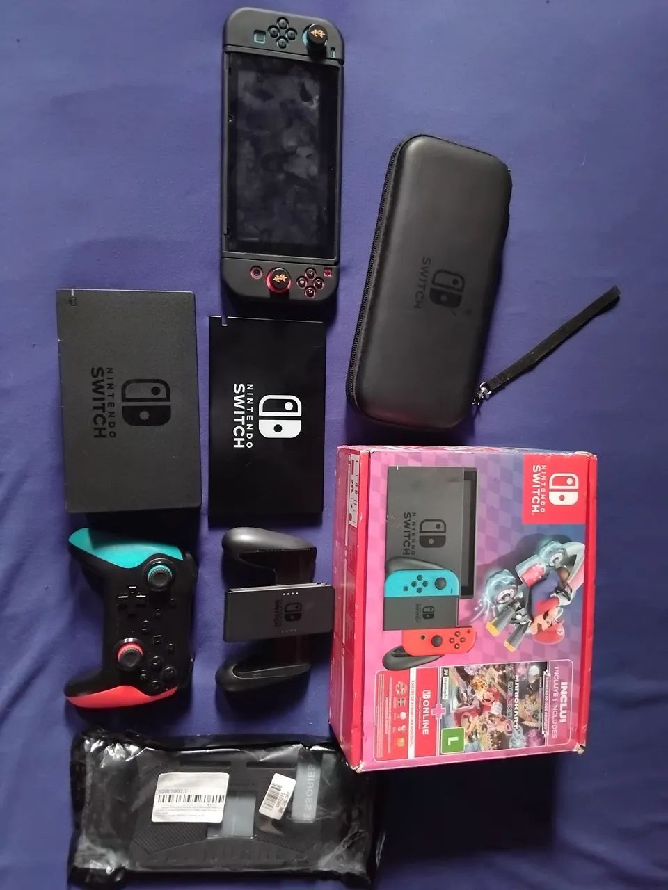 Nintendo Switch Desbloqueado + Kit Completo (avalio troca em series s) - Foto 2