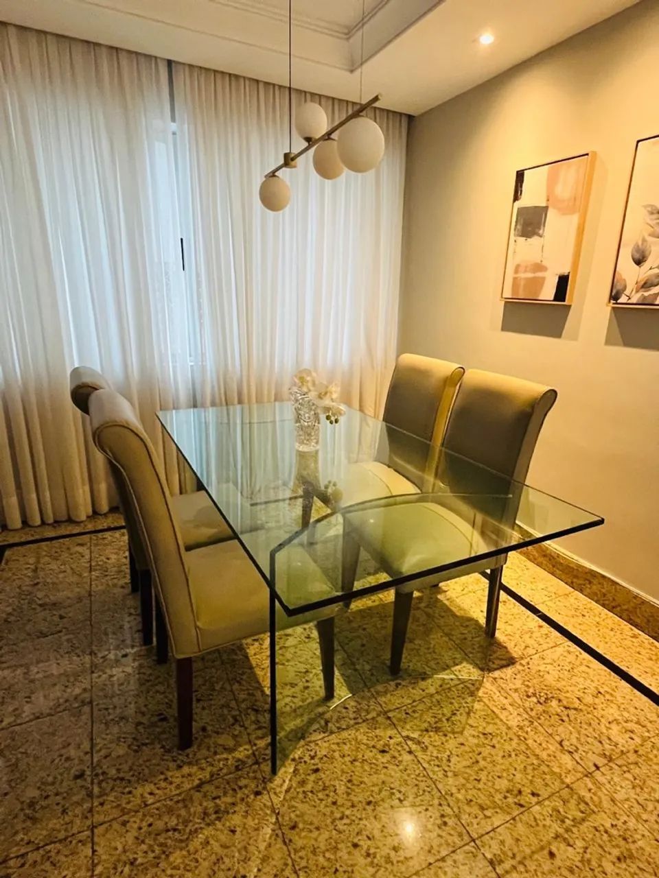 Mesa de jantar de vidro - Foto 2