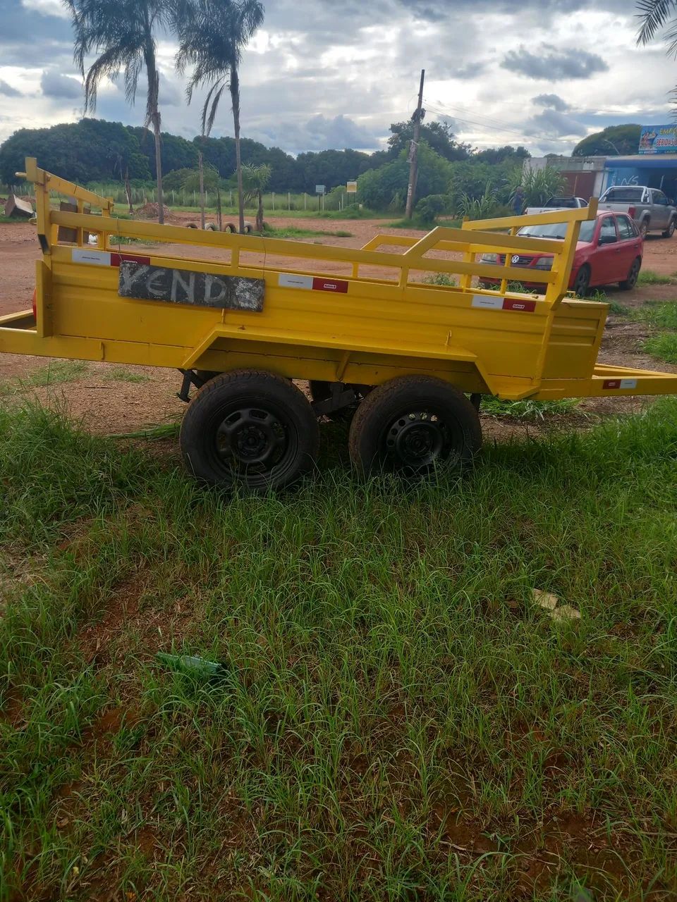 Carretinha 2 eixos - Foto 3