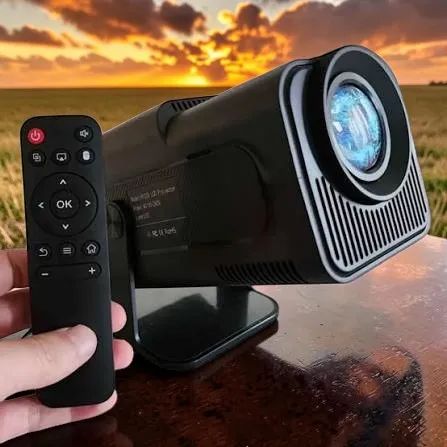 TV Smart Hy320 Projector Android Wifi Bluetooth (Youtube e Netflix) Com Som! Novo Lacrado