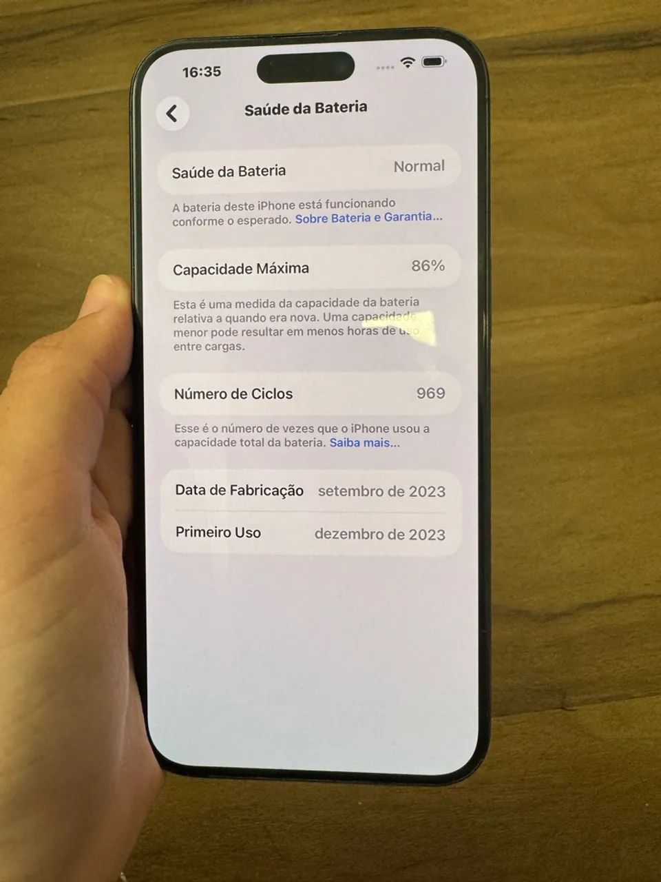 iPhone 15 Pro Max 85% semi novo - Foto 2